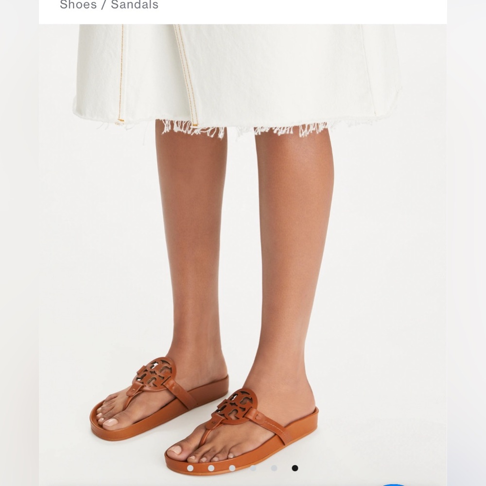 Tory Burch miller cloud slides in good condition